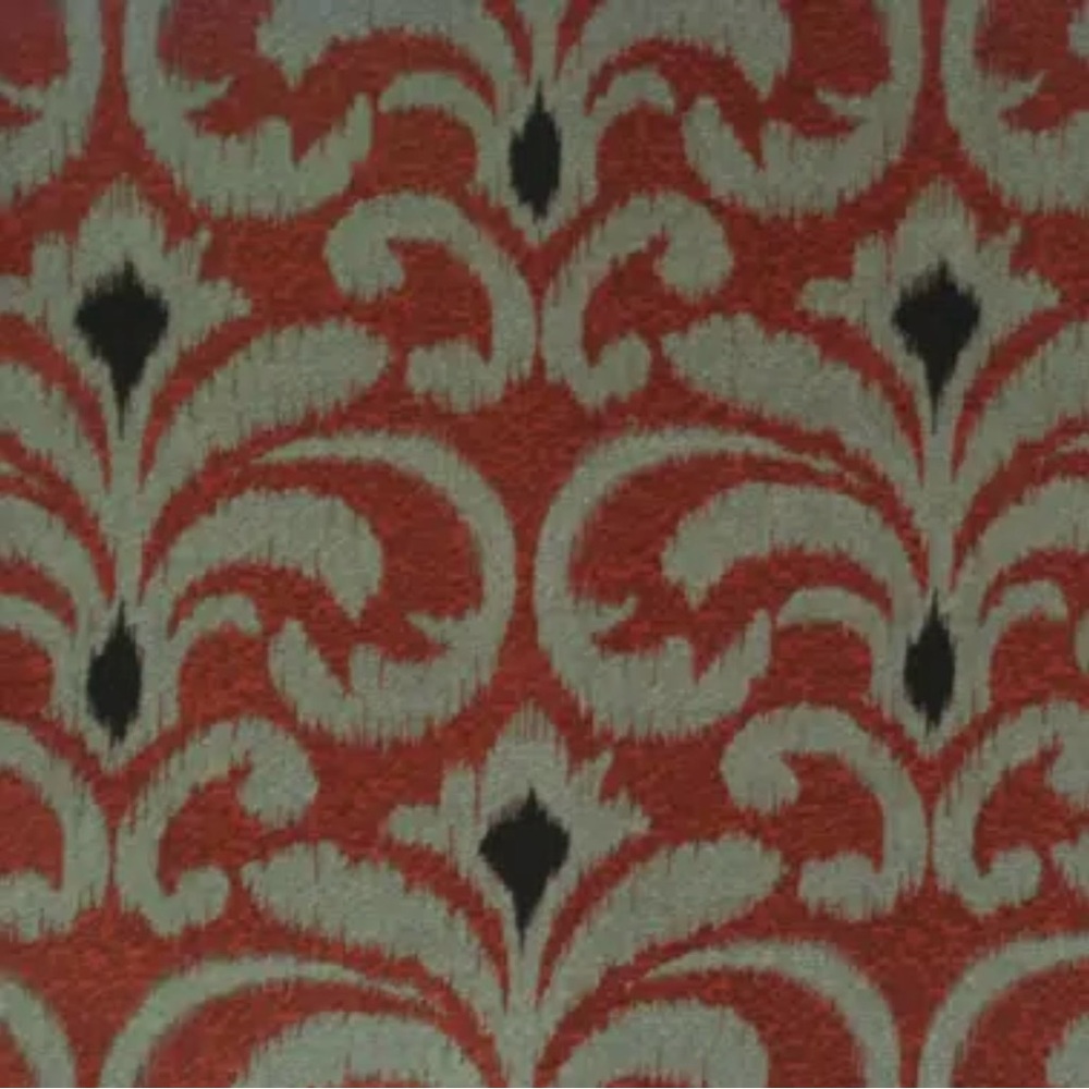 RM COCO ALLURE Red and Gold Patterned Fabric, custom made - Picture 4 of 6